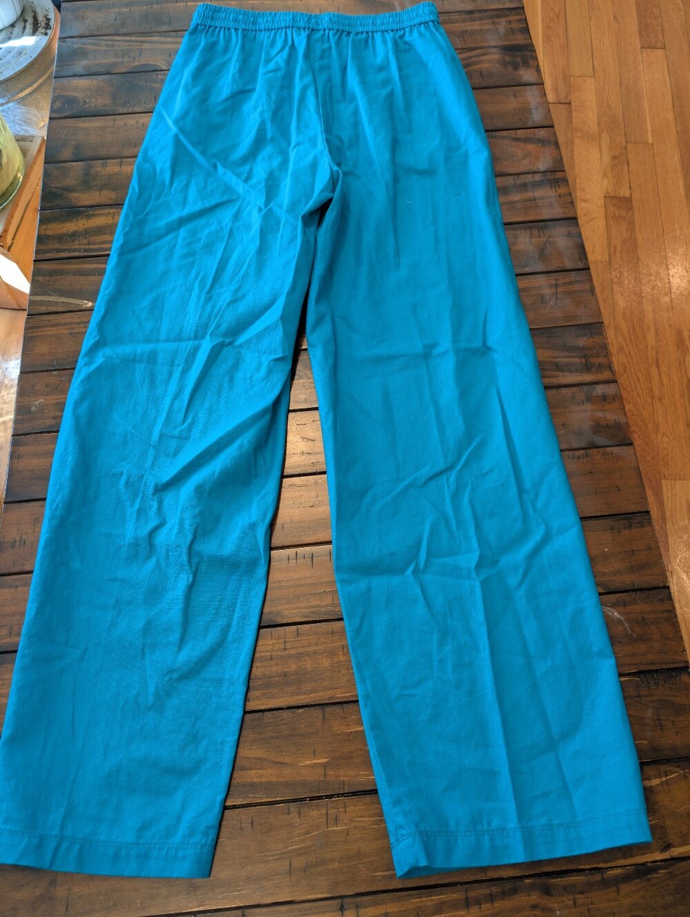 J. Crew Linen Blend Slim Wide Leg Pants Tall Length - Picture 8 of 8